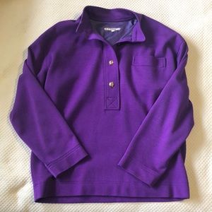 Saint Laurent Rive Gauche Purple Sweater